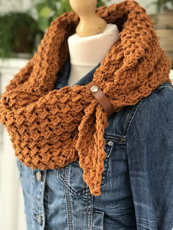 Byclaire Haakpatroon Uni Wintersjaal Byclaire Haakpatroon Uni Wintersjaal