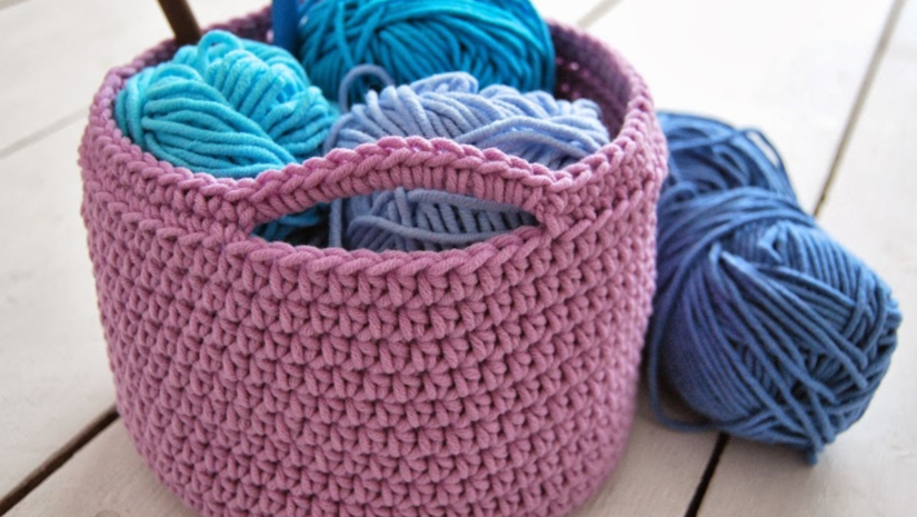 Gratis patroon; mandjes haken