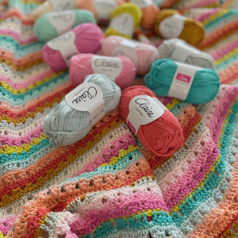 Byclaire Haakpakket byClaire Cotton Lente Deken Byclaire Haakpakket byClaire Cotton Lente Deken