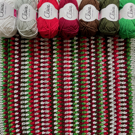 Byclaire Haakpakket byClaire Seizoensdeken Kerst