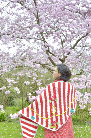 Byclaire Haakpakket Gestreepte Omslagdoek Byclaire Haakpakket Gestreepte Omslagdoek