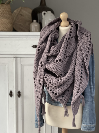 Byclaire Haakpatroon byClaire Ibiza omslagdoek Byclaire Haakpatroon byClaire Ibiza omslagdoek