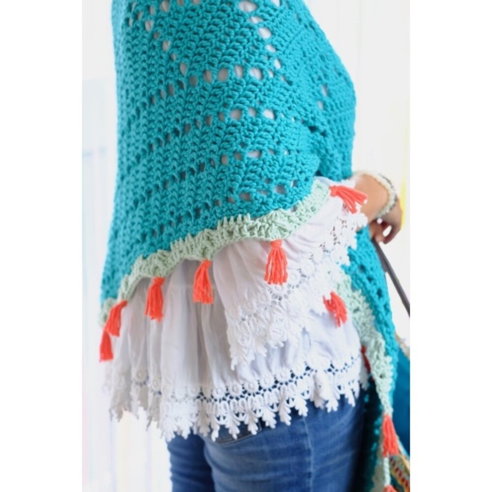 Byclaire Haakpatroon byClaire Ibiza omslagdoek Byclaire Haakpatroon byClaire Ibiza omslagdoek