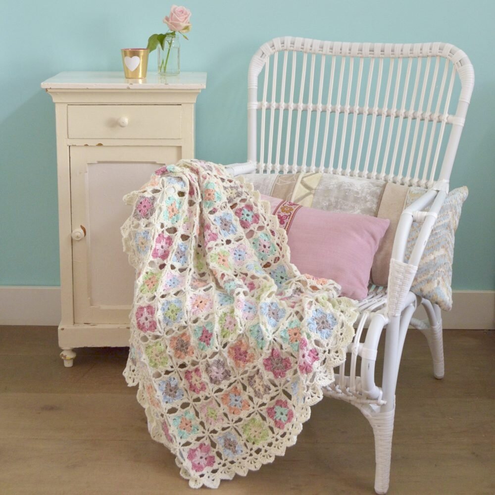 Byclaire Haakpakket byClaire Pastel Bloemendeken