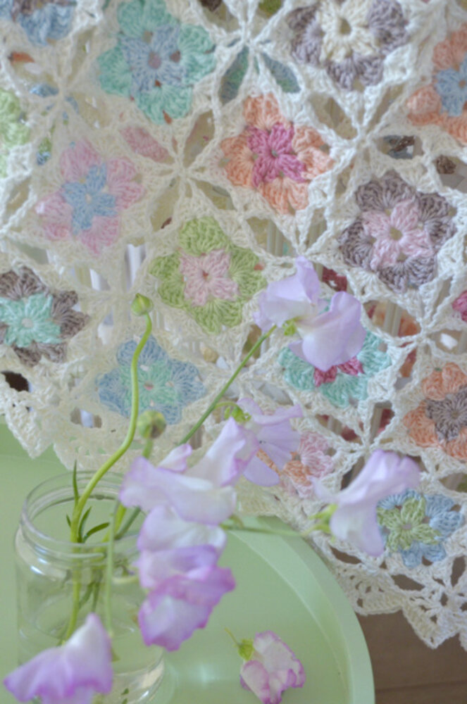 Byclaire Haakpakket byClaire Pastel Bloemendeken