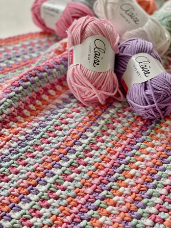 Byclaire Haakpatroon byClaire Seizoensdeken Lente Byclaire Haakpatroon byClaire Seizoensdeken Lente