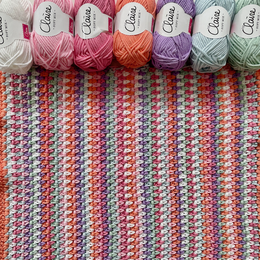 Byclaire Haakpatroon byClaire Seizoensdeken Lente Byclaire Haakpatroon byClaire Seizoensdeken Lente