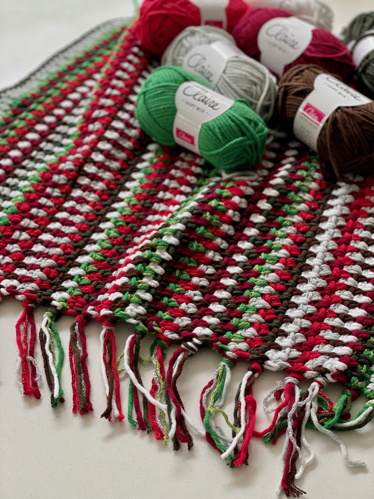 Byclaire Haakpatroon byClaire Seizoensdeken Kerst Byclaire Haakpatroon byClaire Seizoensdeken Kerst