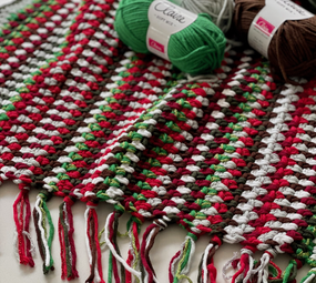 Byclaire Haakpatroon byClaire Seizoensdeken Kerst Byclaire Haakpatroon byClaire Seizoensdeken Kerst