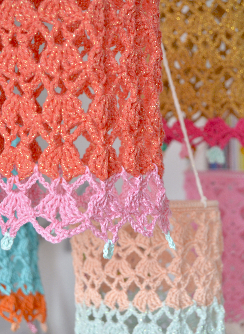 Gehaakte lampionnen Gehaakte lampionnen