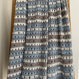 Byclaire Haakpatroon byClaire Ledikant Strependeken Blauw