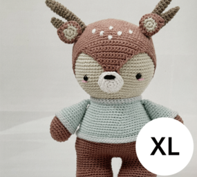 Byclaire Amigurumi pakket Becca hertje Basis XL Byclaire Amigurumi pakket Becca hertje Basis XL