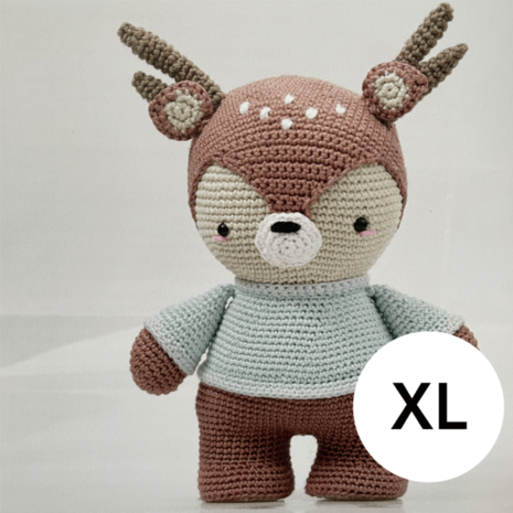 Byclaire Amigurumi pakket Becca hertje Basis XL Byclaire Amigurumi pakket Becca hertje Basis XL