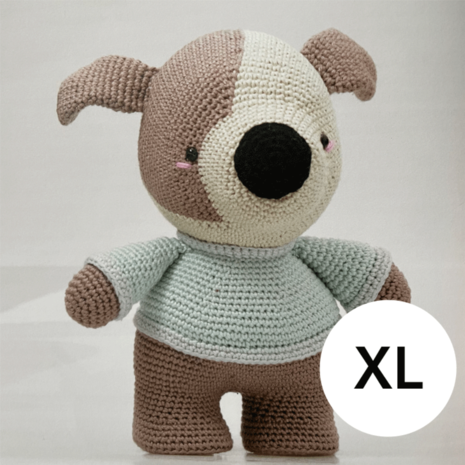 Byclaire Amigurumi pakket Duncan hond Basis XL