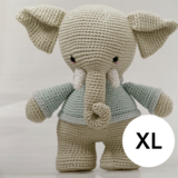 Byclaire Amigurumi pakket Ray olifant Basis XL Byclaire Amigurumi pakket Ray olifant Basis XL