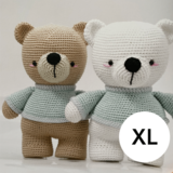 Byclaire Amigurumi pakket Hugo beer Basis XL Byclaire Amigurumi pakket Hugo beer Basis XL