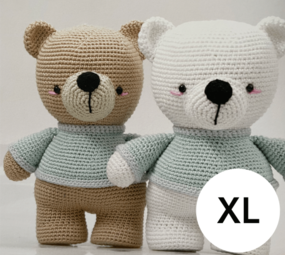 Byclaire Amigurumi pakket Hugo beer Basis XL Byclaire Amigurumi pakket Hugo beer Basis XL