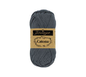 Scheepjes Catona - 10g - 393 Charcoal Scheepjes Catona - 10g - 393 Charcoal