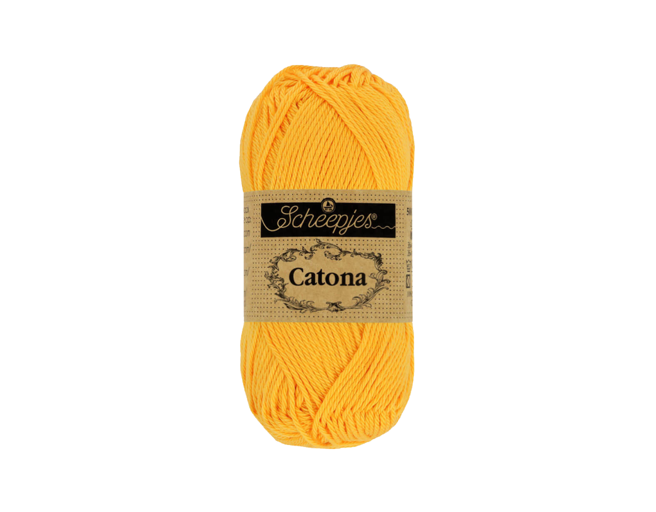 Scheepjes Scheepjes Catona - 10g - 208 Yellow Gold