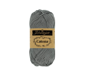 Scheepjes Catona - 10g - 242 Metal Grey Scheepjes Catona - 10g - 242 Metal Grey