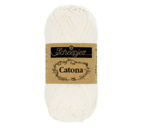 Scheepjes Catona 50g - 105 Bridal White Scheepjes Catona 50g - 105 Bridal White