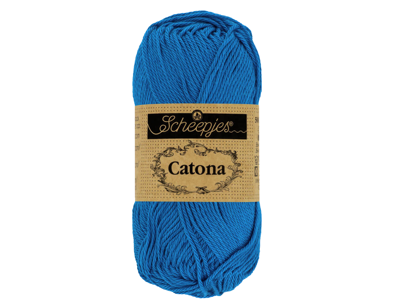 Scheepjes Scheepjes Catona 50g - 201 Electric Blue Scheepjes Scheepjes Catona 50g - 201 Electric Blue