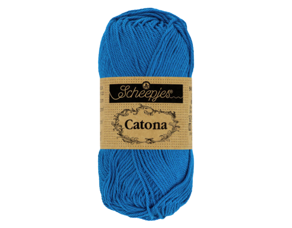 Scheepjes Scheepjes Catona 50g - 201 Electric Blue Scheepjes Scheepjes Catona 50g - 201 Electric Blue
