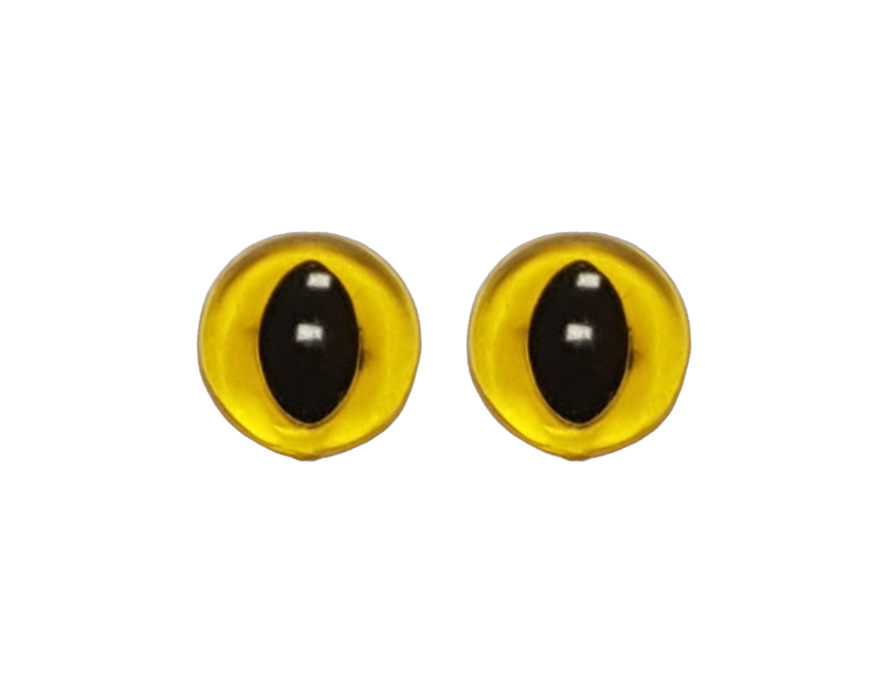 Opry Ogen Kat Transparant Geel - 12 mm Opry Ogen Kat Transparant Geel - 12 mm