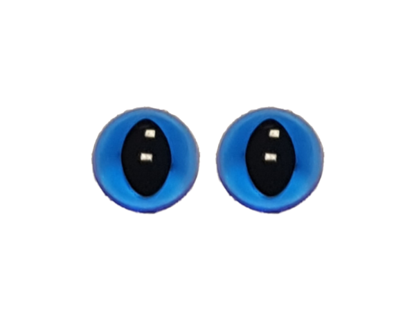 Opry Ogen Kat Transparant Blauw