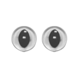 Opry Ogen Kat Transparant Kristal (2st)