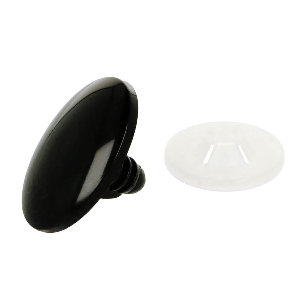 TOAOB 150 stuks Veiligheidsogen met Sluitringen 6 tot 12 mm Zwarte