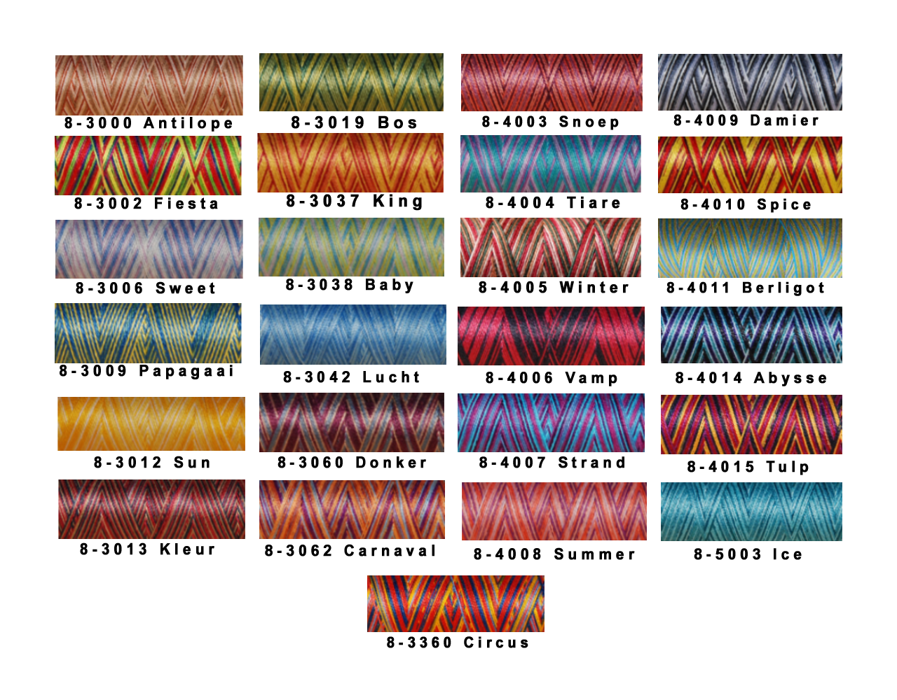 Venne Venne Multicolor 50 gram 40/2 Venne Venne Multicolor 50 gram 40/2