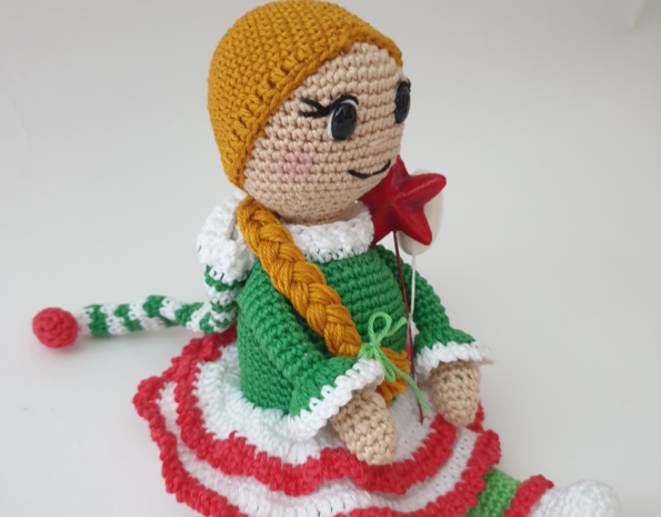 Byclaire Haakpatroon byClaire Kerstmeisje Lisanne