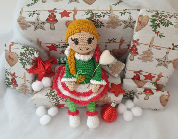 Byclaire Haakpatroon byClaire Kerstmeisje Lisanne