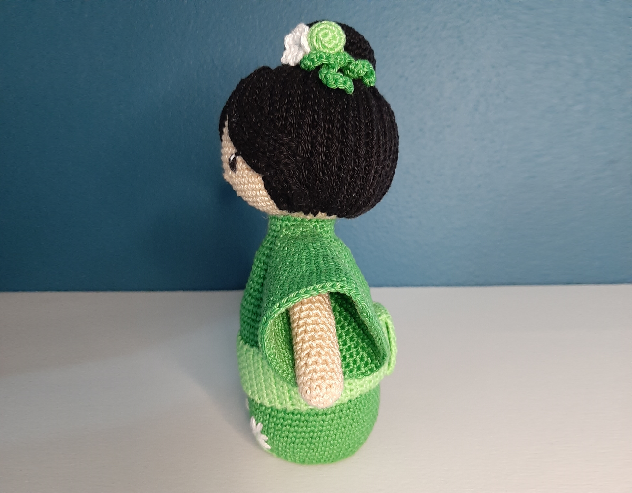 Byclaire Haakpakket byClaire Kokeshi Midori - Groen Byclaire Haakpakket byClaire Kokeshi Midori - Groen
