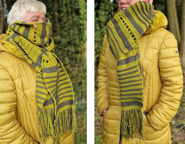 Byclaire Haakpakket byClaire Ribbelsjaal Byclaire Haakpakket byClaire Ribbelsjaal