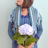 Byclaire Haakpatroon byClaire Omslagdoek Blauwtinten Byclaire Haakpatroon byClaire Omslagdoek Blauwtinten