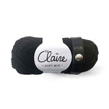 Echtstudio Leren Sjaal lus met drukknoop 21cm zwart Echtstudio Leren Sjaal lus met drukknoop 21cm zwart