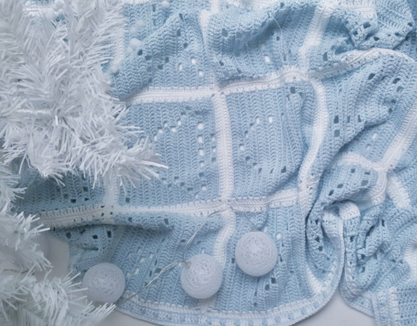 Byclaire Haakpakket byClaire Kerstdeken Frozen