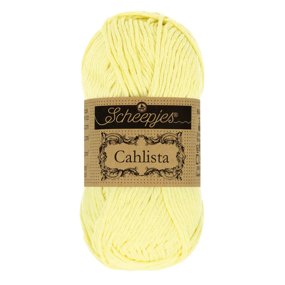 Scheepjes Scheepjes Cahlista 50g - 100 Lemon Chiffon