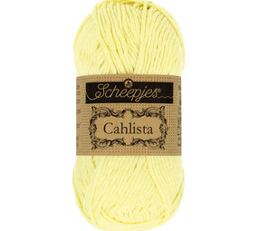 Scheepjes Cahlista 50g - 100 Lemon Chiffon Scheepjes Cahlista 50g - 100 Lemon Chiffon