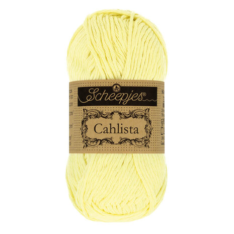 Scheepjes Scheepjes Cahlista 50g - 100 Lemon Chiffon