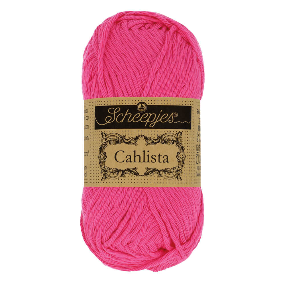 Scheepjes Scheepjes Cahlista 50g - 114 Shocking Pink Scheepjes Scheepjes Cahlista 50g - 114 Shocking Pink
