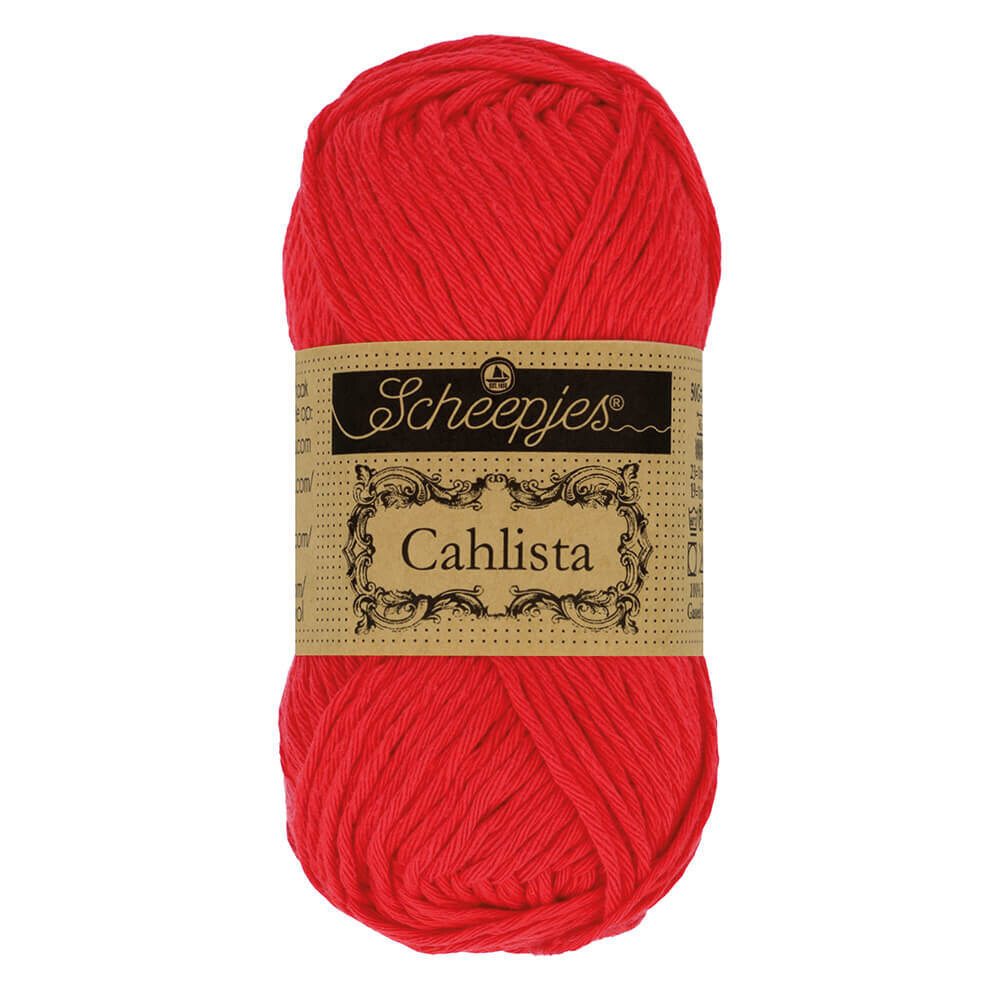 Scheepjes Scheepjes Cahlista 50g - 115 Hot Red