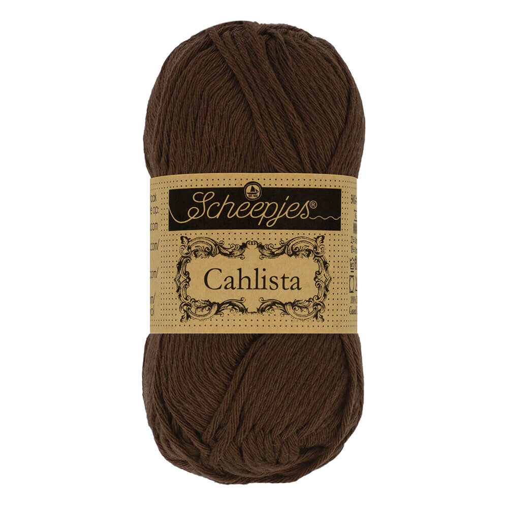 Scheepjes Scheepjes Cahlista 50g - 162 Black Coffee Scheepjes Scheepjes Cahlista 50g - 162 Black Coffee