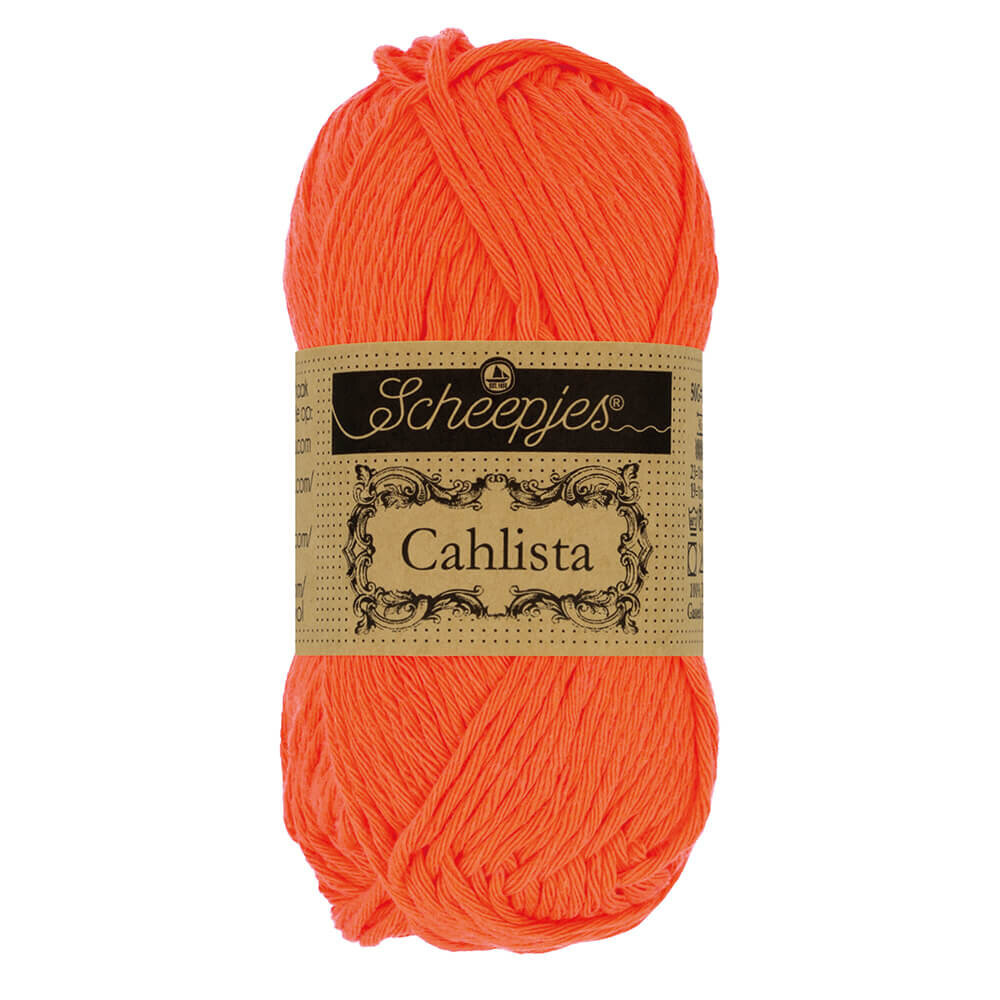 Scheepjes Scheepjes Cahlista 50g - 189 Royal Orange Scheepjes Scheepjes Cahlista 50g - 189 Royal Orange