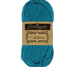 Scheepjes Cahlista 50g - 400 Petrol Blue Scheepjes Cahlista 50g - 400 Petrol Blue