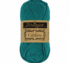 Scheepjes Cahlista 50g - 401 Dark Teal Scheepjes Cahlista 50g - 401 Dark Teal