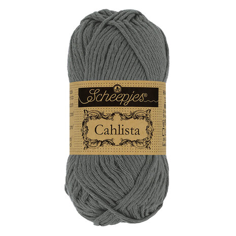 Scheepjes Scheepjes Cahlista 50g - 501 Anthracite Scheepjes Scheepjes Cahlista 50g - 501 Anthracite