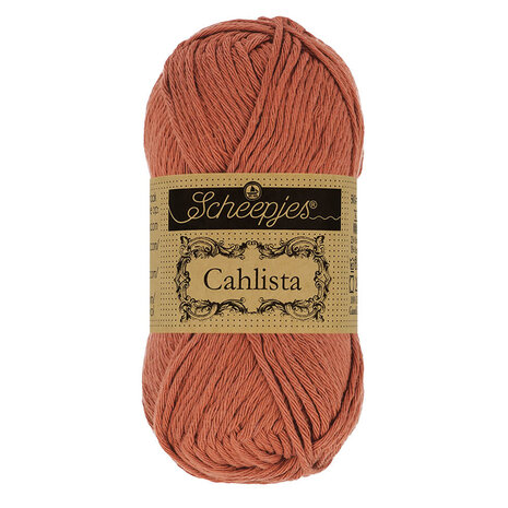 Scheepjes Scheepjes Cahlista 50g - 504 Brick Red